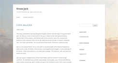 Desktop Screenshot of knowjack.net